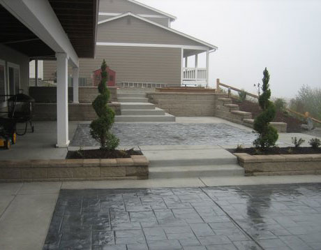 Patio with Stairs